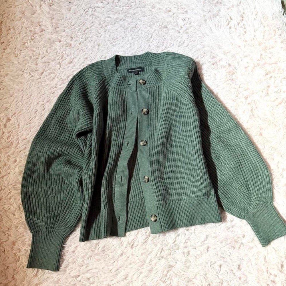 Oversized Earthy Cottage Core Bishopโ Sleeve Cardigan Womens M Cottage Core Boho
